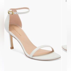 Stuart Weitzman Amelina ankle silver strap